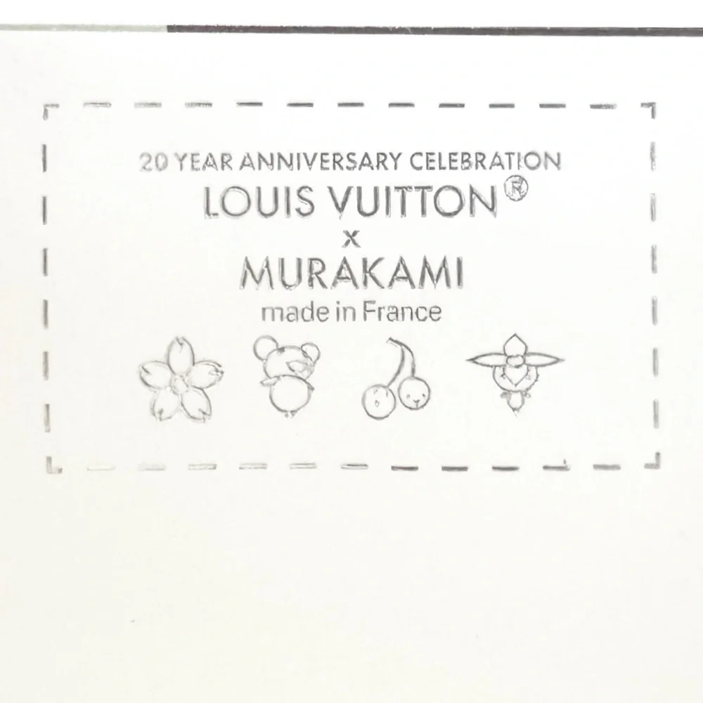 🆕💗LV x Murakami 2025 Commemorative Gift Bag, Super Flat Gift Tag, LV Logo Ribbon